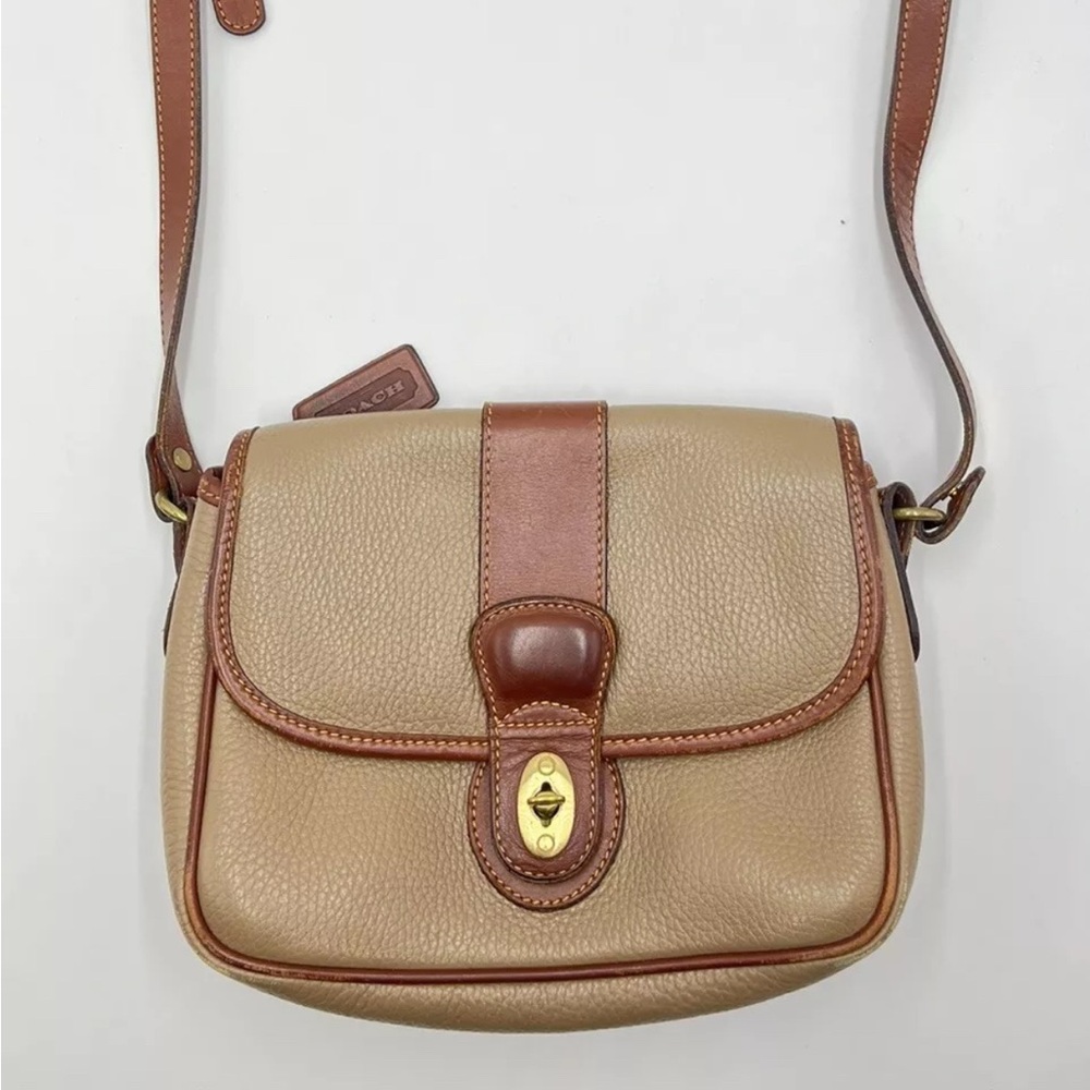 Vintage Coach Glenwood Sheridan Leather Crossbody Shoulder Bag EUC